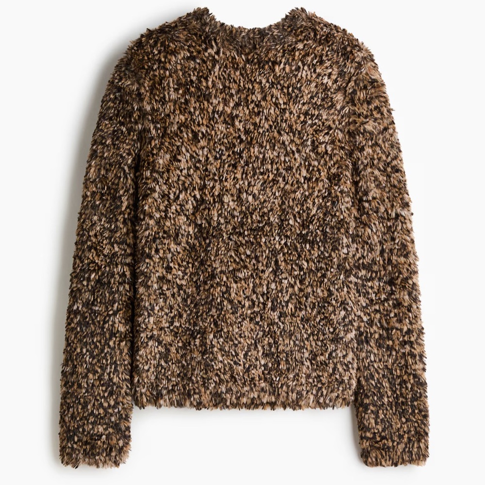 H & M brown speckled sweater NWT XXL